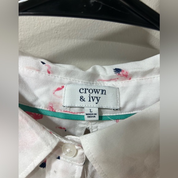 crown & Ivy Long Sleeve shirt , Size L - Picture 5 of 6